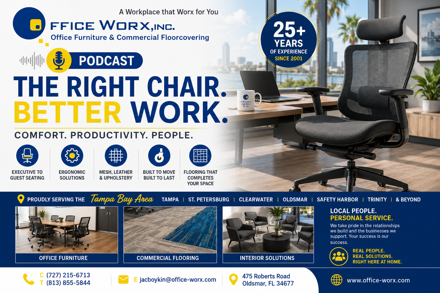ChatGPT Image Jun 15 2026 08_49_57 AM - Office Worx - Office Worx Learn the differences between executive chairs, task chairs, manager seating, conference chairs, and guest seating. Discover how to choose the perfect office chair for comfort, productivity, and workplace success in Tampa Bay.