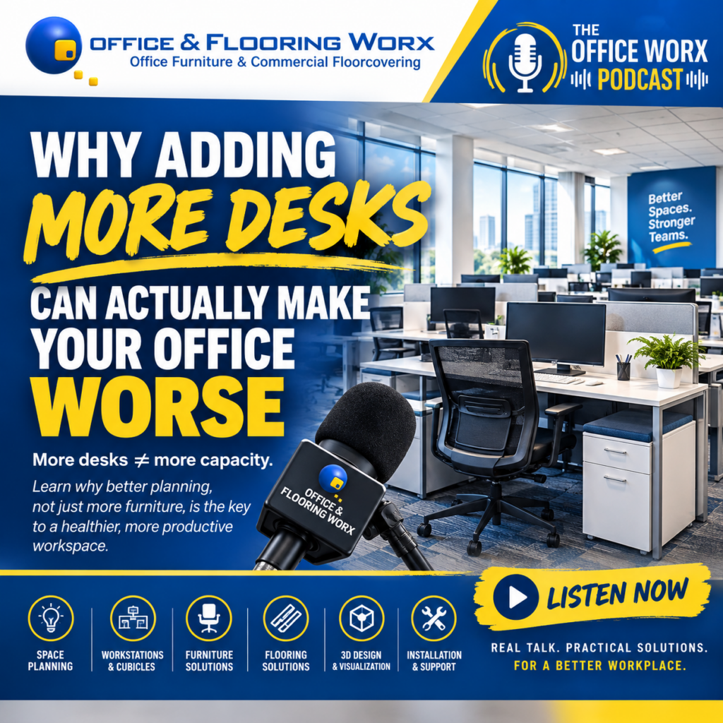 For many growing Tampa Bay businesses, the problem isn't that they don't have enough furniture. The problem is that the existing space isn't being used efficiently. Office reconfiguration and better space planning can often solve problems that simply adding more desks cannot.