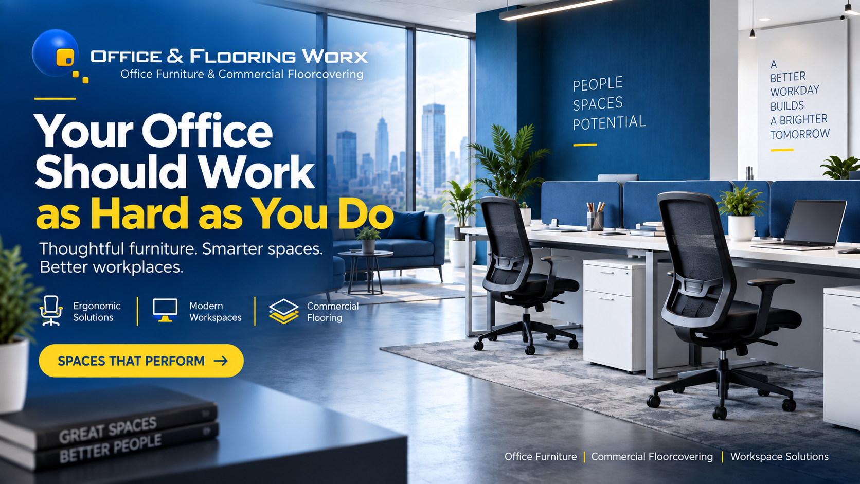 Your Office Should Work as Hard as You Do | Office Worx - Office Worx - Office Worx Tampa Bay office furniture and workspace designed by Office Worx to support business growth